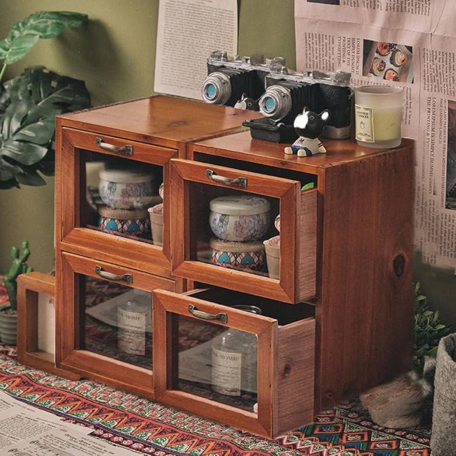 Amazon.co.jp: MJKQ9 卓上収納ボックス 引き出し 1段引出し 多機能