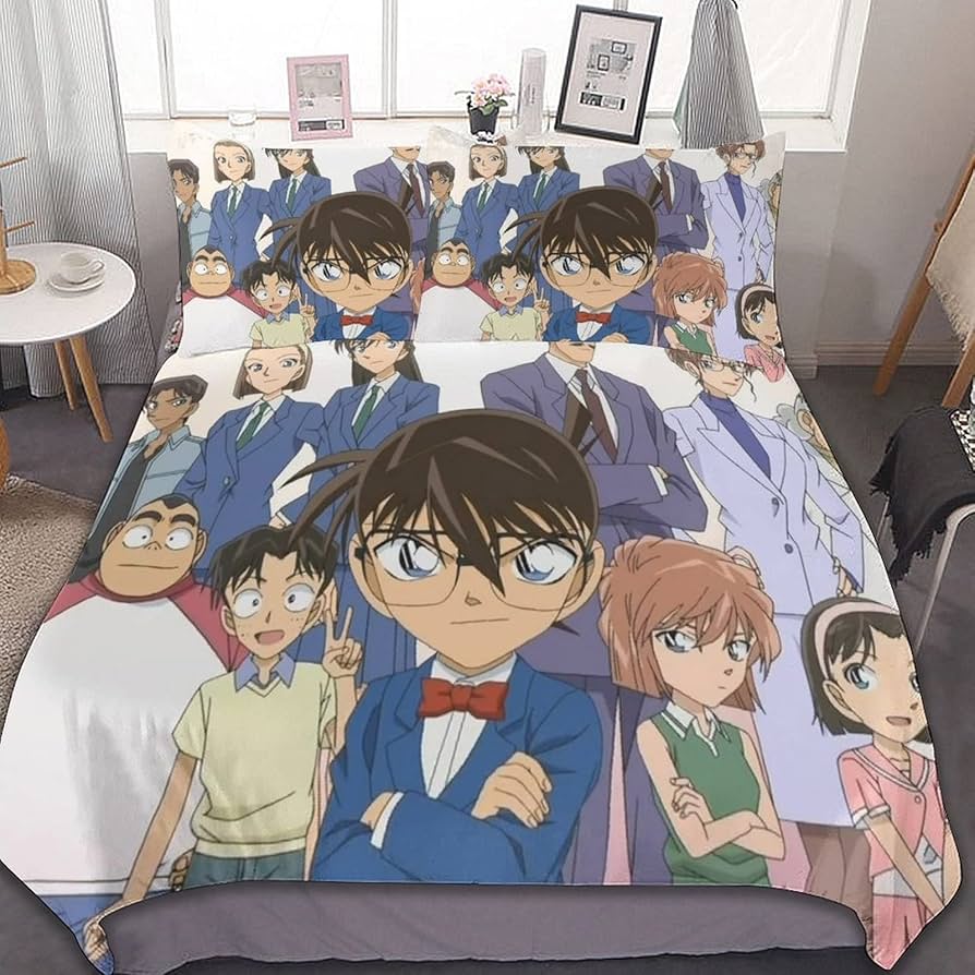 Amazon｜名探偵こなん 布団カバー 3点セット シングル 寝具カバー