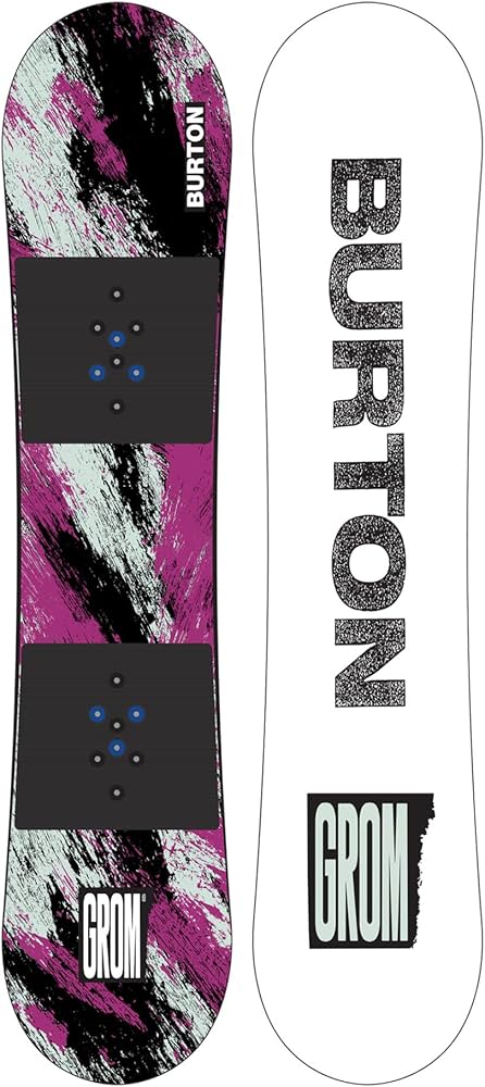 Amazon.com : Burton Kids' Grom Snowboard, Purple/Teal, 110cm