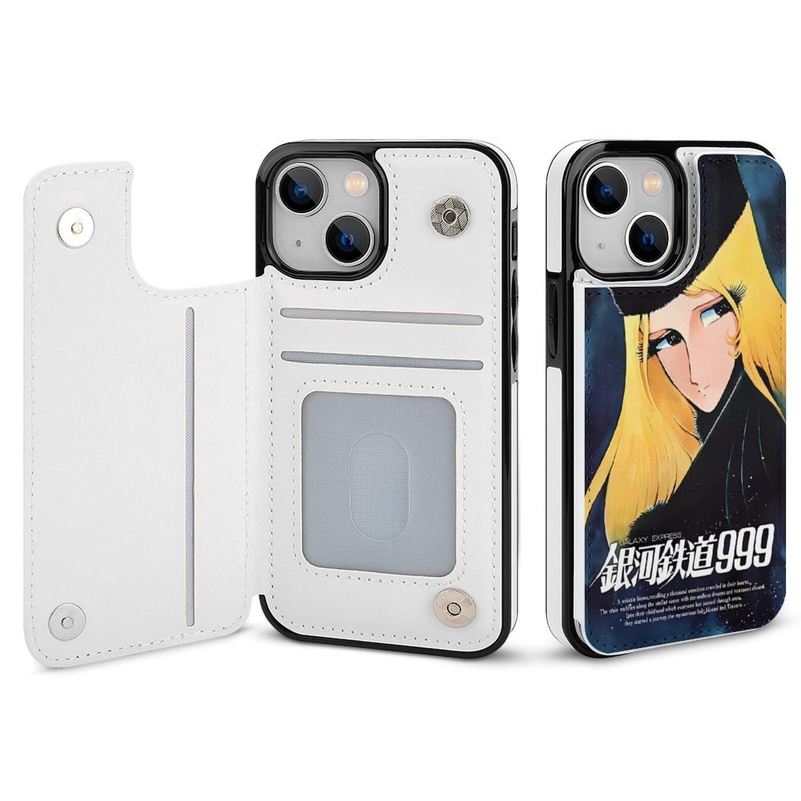 Amazon.co.jp: 銀河鉄道999 松本零士 iphone 13ケース 手帳型 iPhone