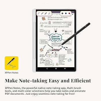 Amazon.com : XPPen 3 in 1 Color Digital Notebook 10.95'' Paper
