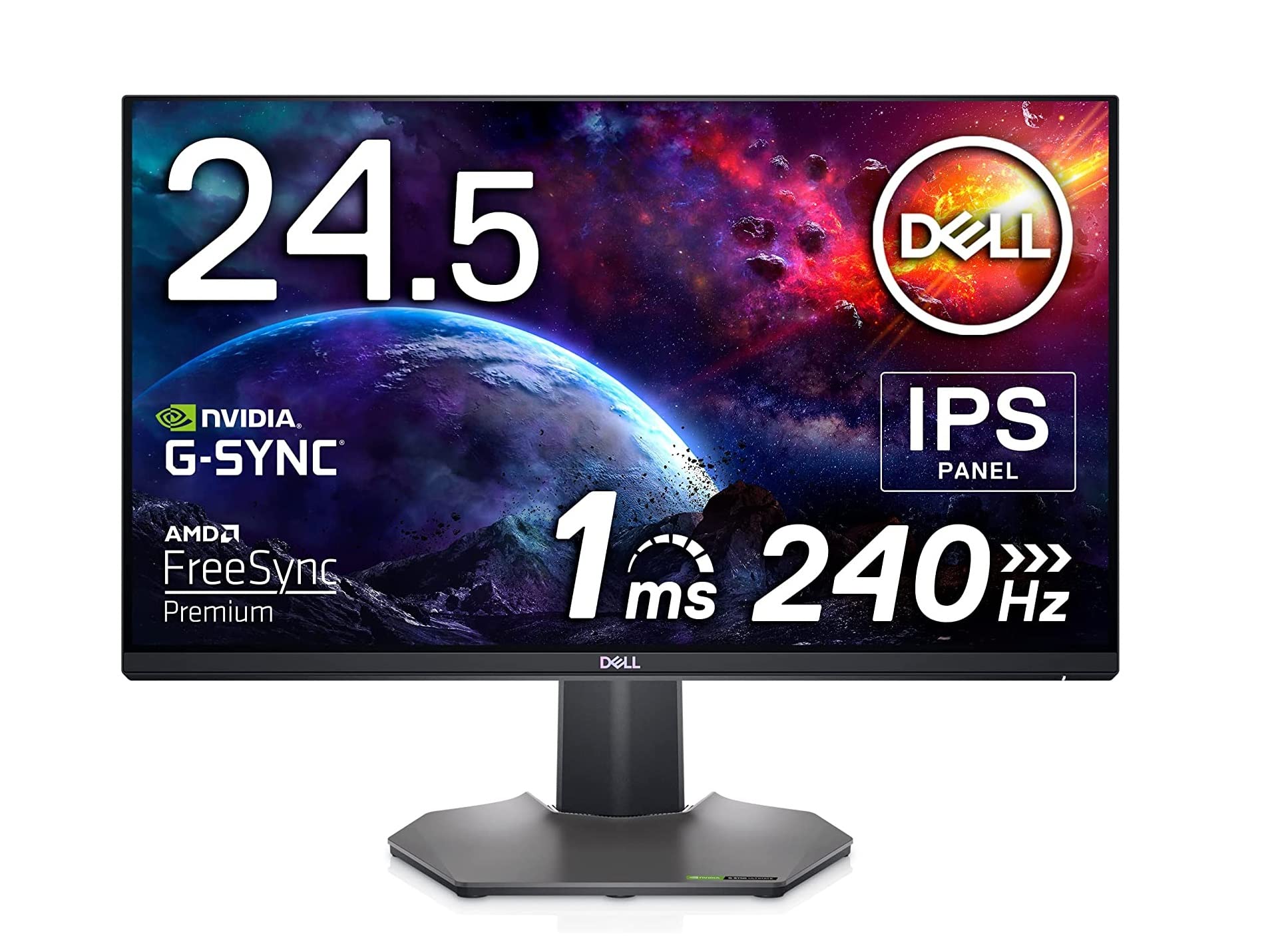 Amazon.co.jp: Dell 240Hz Gaming Monitor 24.5 Inch Full HD Monitor