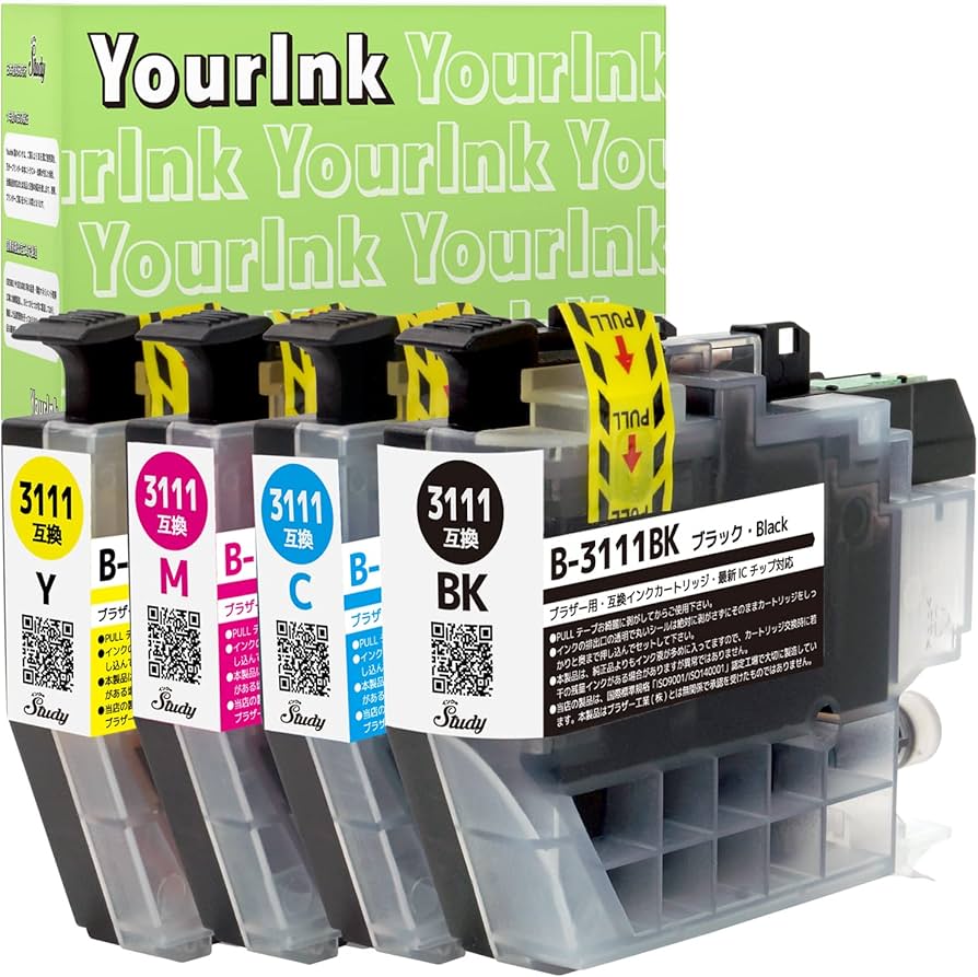 Amazon.co.jp: LC3111-4PK （BK/C/M/Y） ブラザー用インクカートリッジ