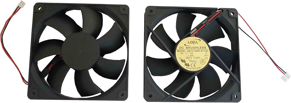 Amazon.co.jp: CPUクーラー 冷却ファン 12V 電源 2pin コネクター 12cm