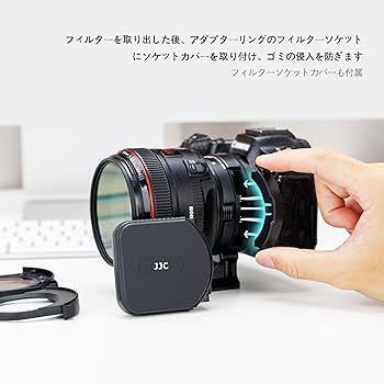 Amazon | JJC ドロップイン フィルターケース Canon EF-EOS R ドロップ