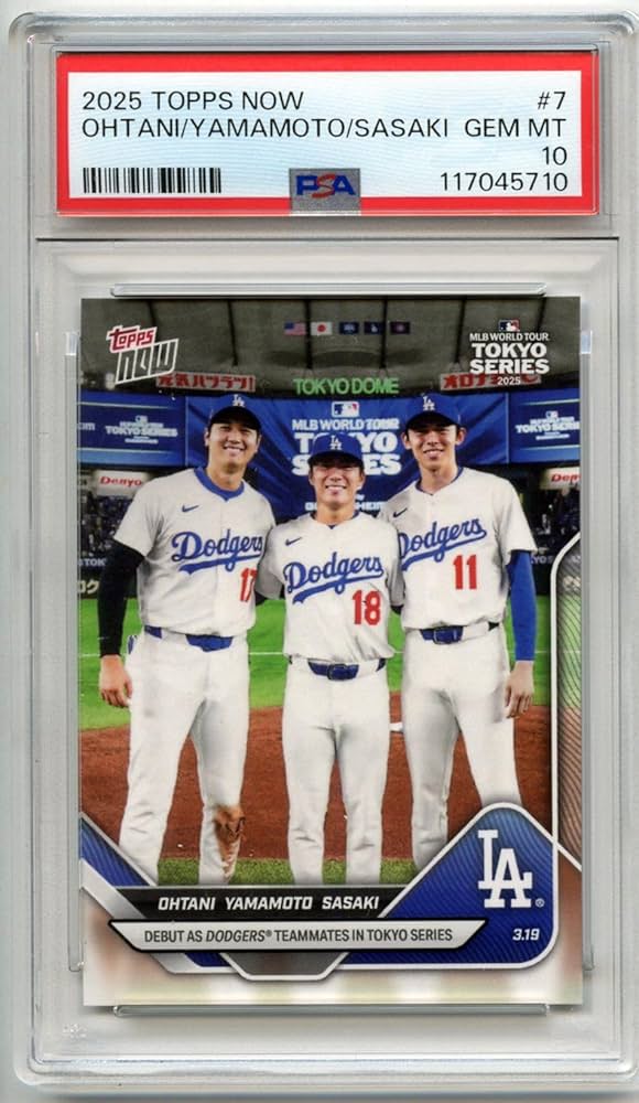Amazon.co.jp: ［PSA鑑定カード］ PSA10 GEM MINT 大谷翔平 山本由伸
