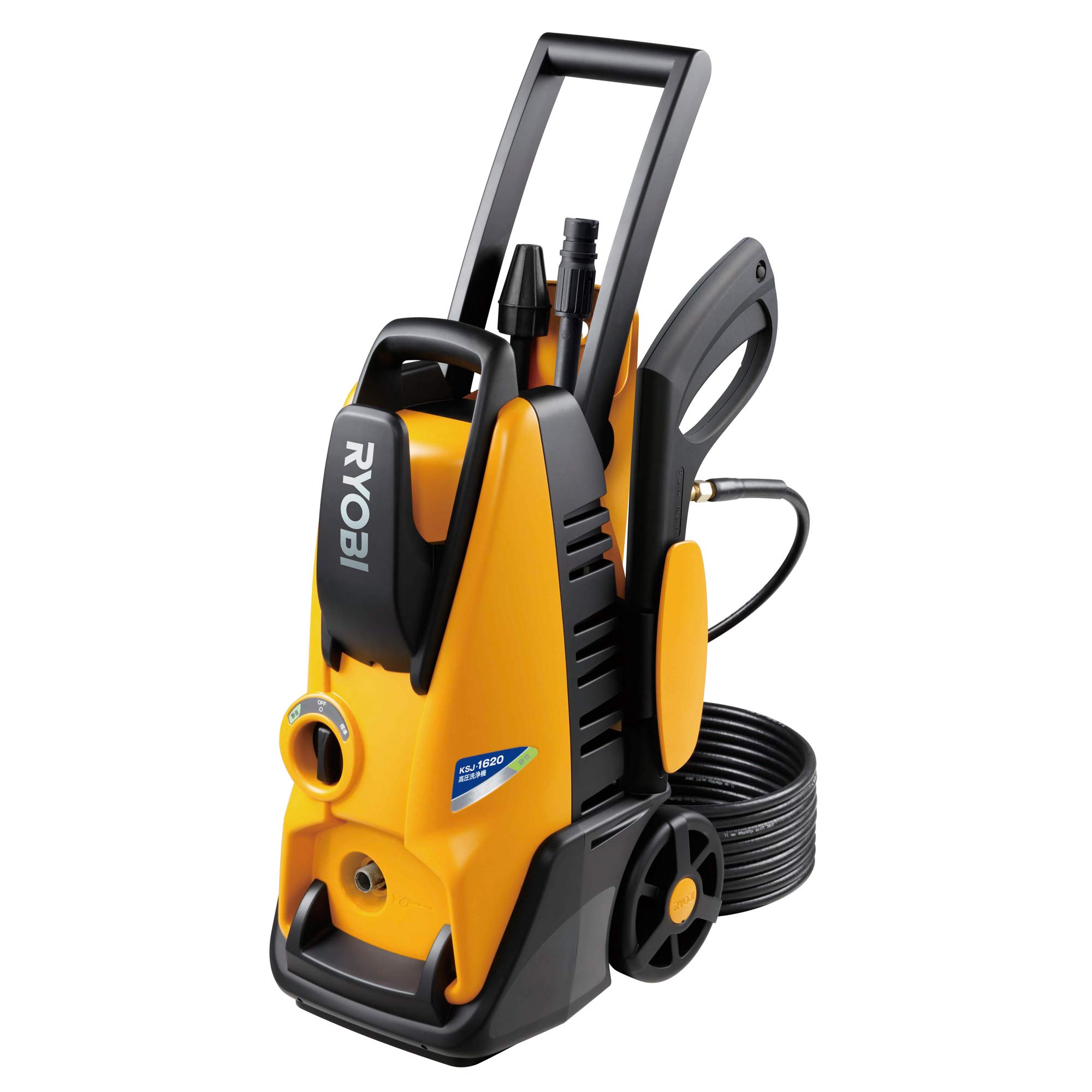 Amazon.co.jp: リョービ 高圧洗浄機 静音モード搭載 KSJ-1620 電源