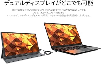 Amazon.co.jp: JAPANNEXT 17.3インチ モバイルモニター IPS パネル 4K
