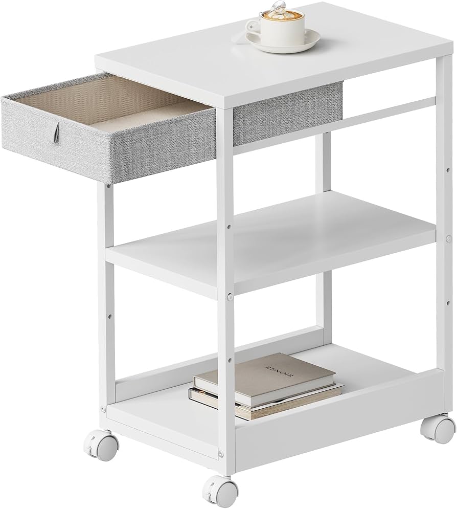 Amazon.co.jp: YeTom パソコンラック サイドワゴン 引き出し付き pc