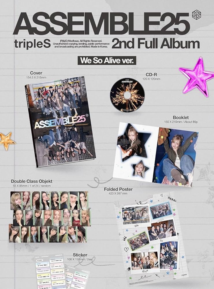 Amazon.com: tripleS Assemble25 2nd Full Album (2 ver. SET) : Home