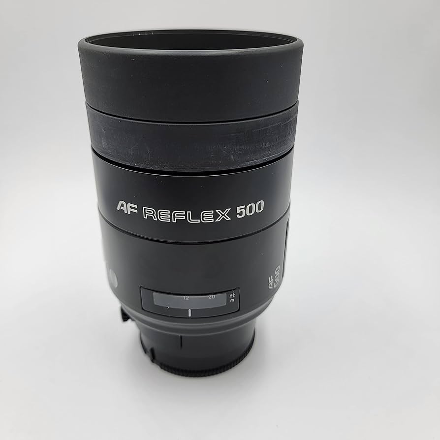 Amazon.com : Minolta 500mm F/8 Auto Focus Mirror Lens - Fixed