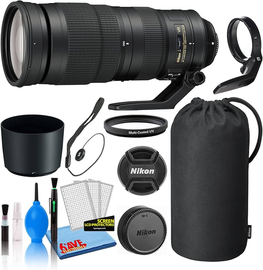 Amazon.com: Nikon AF-S NIKKOR 200-500mm f/5.6E ED VR Lens (20058