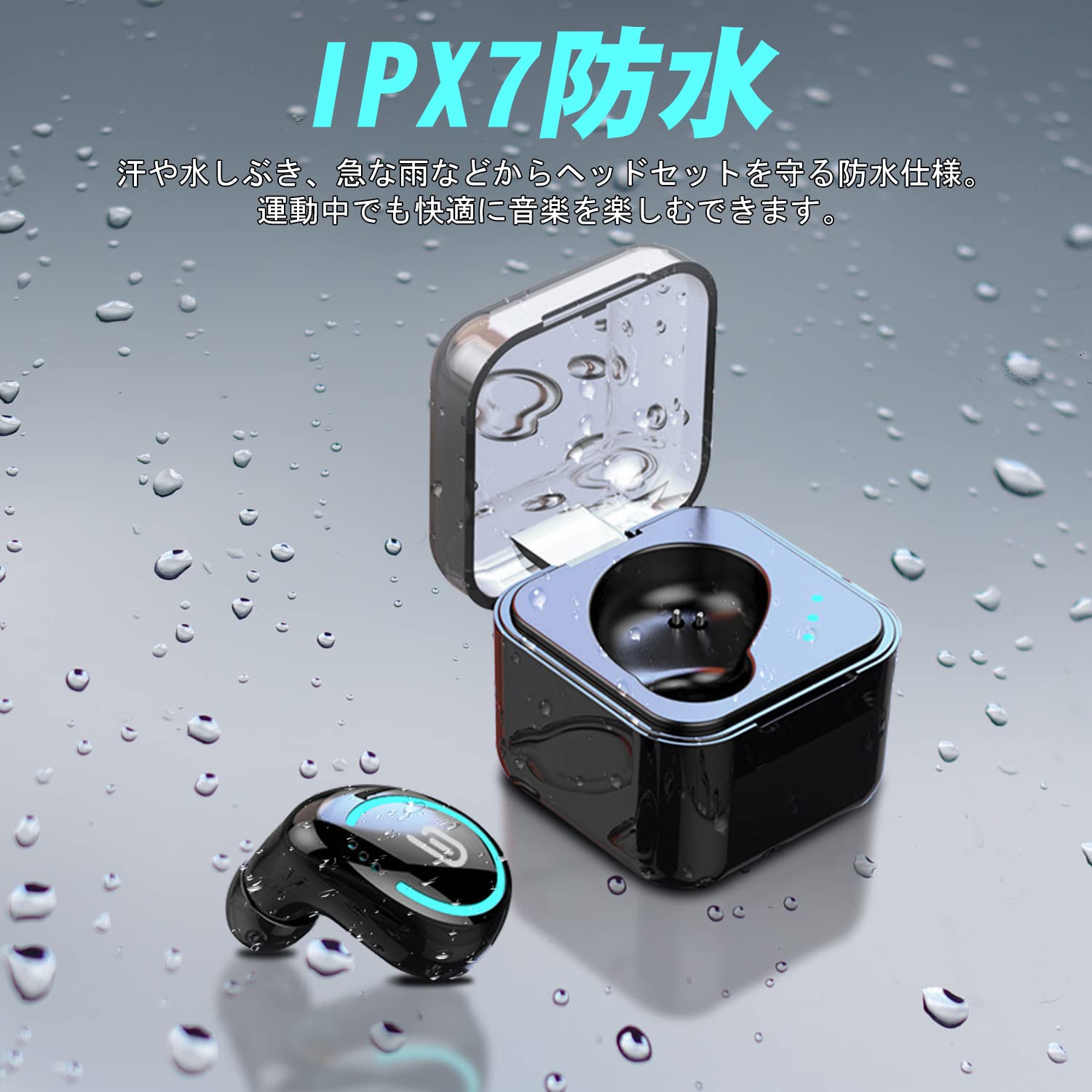 Amazon.co.jp: Bluetooth ヘッドセット 片耳 ワイヤレス イヤホン Hi