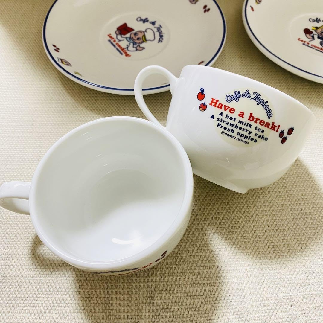 Amazon.co.jp: オサムグッズ タピオカ カップ&ソーサー tapioca 原田治