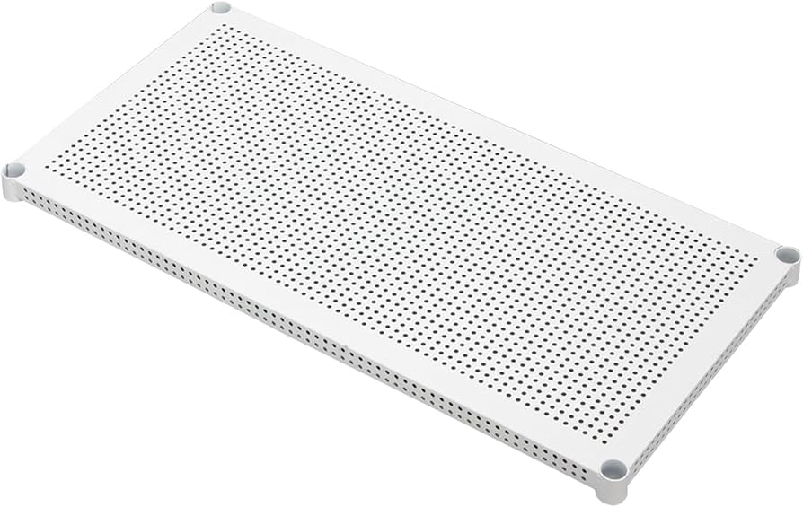 Amazon｜アイリスオーヤマ メタルラック パンチング棚板 ホワイト