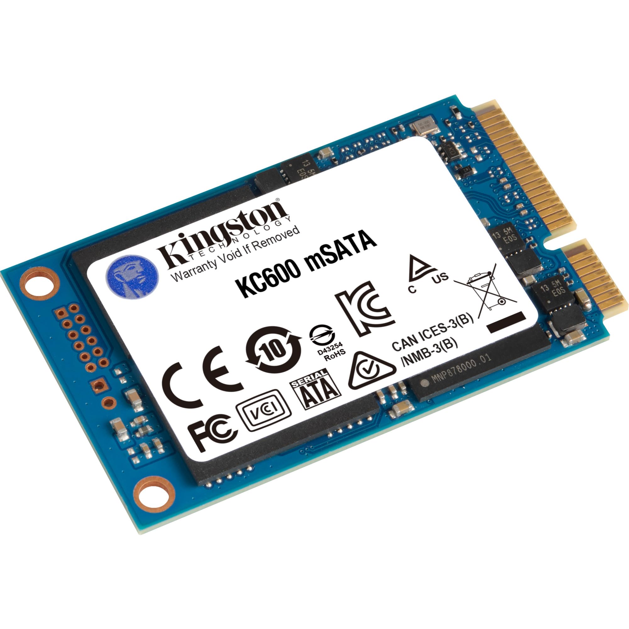 Amazon | キングストンテクノロジー Kingston SSD KC600 256GB mSATA