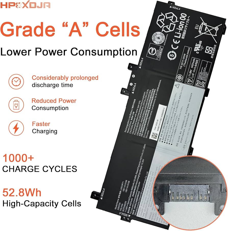 Amazon.com: HPXXDJA L20C3P71 Laptop Battery for Lenovo ThinkPad