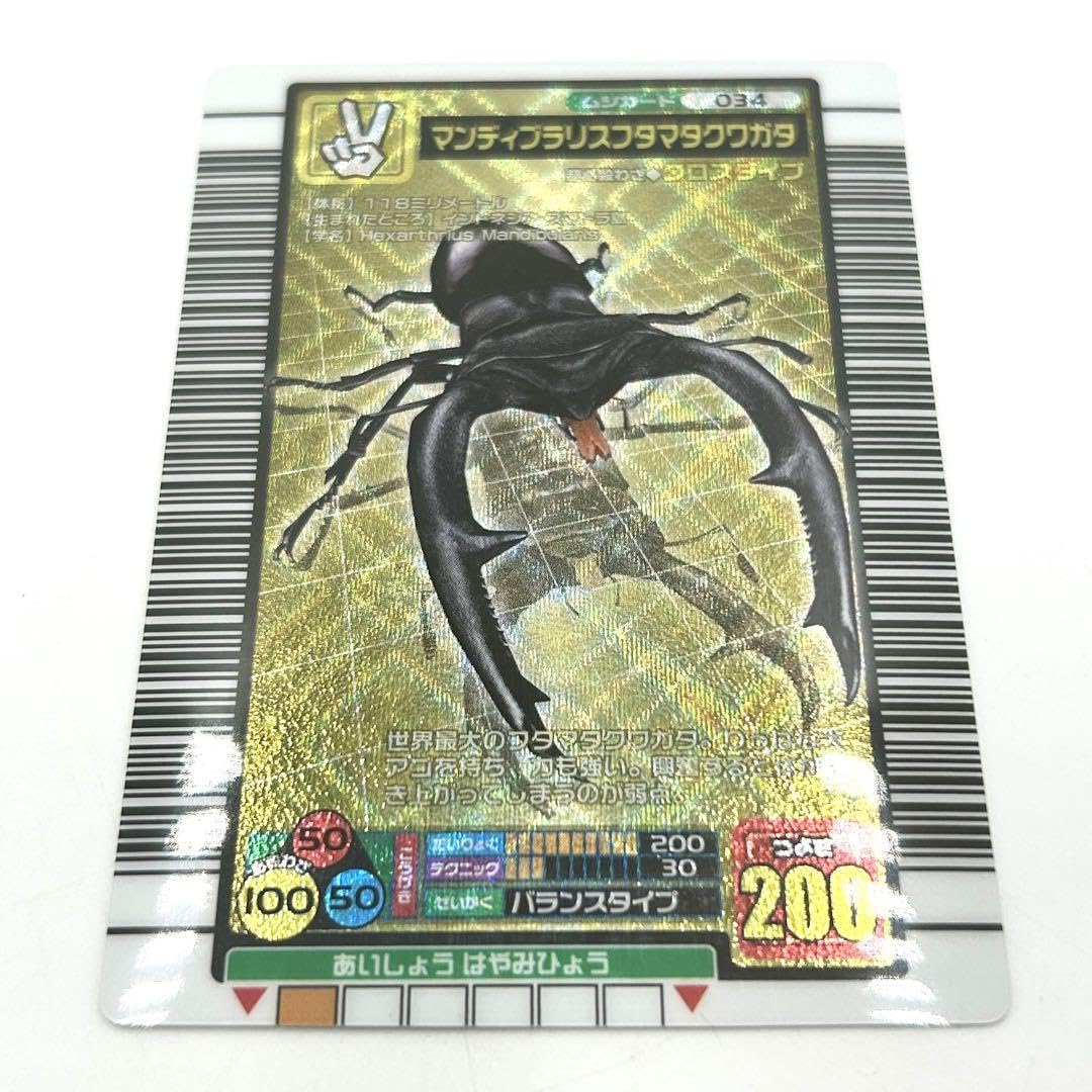 Amazon.co.jp: ムシキング5周年マンディブラリスフタマタクワガタ