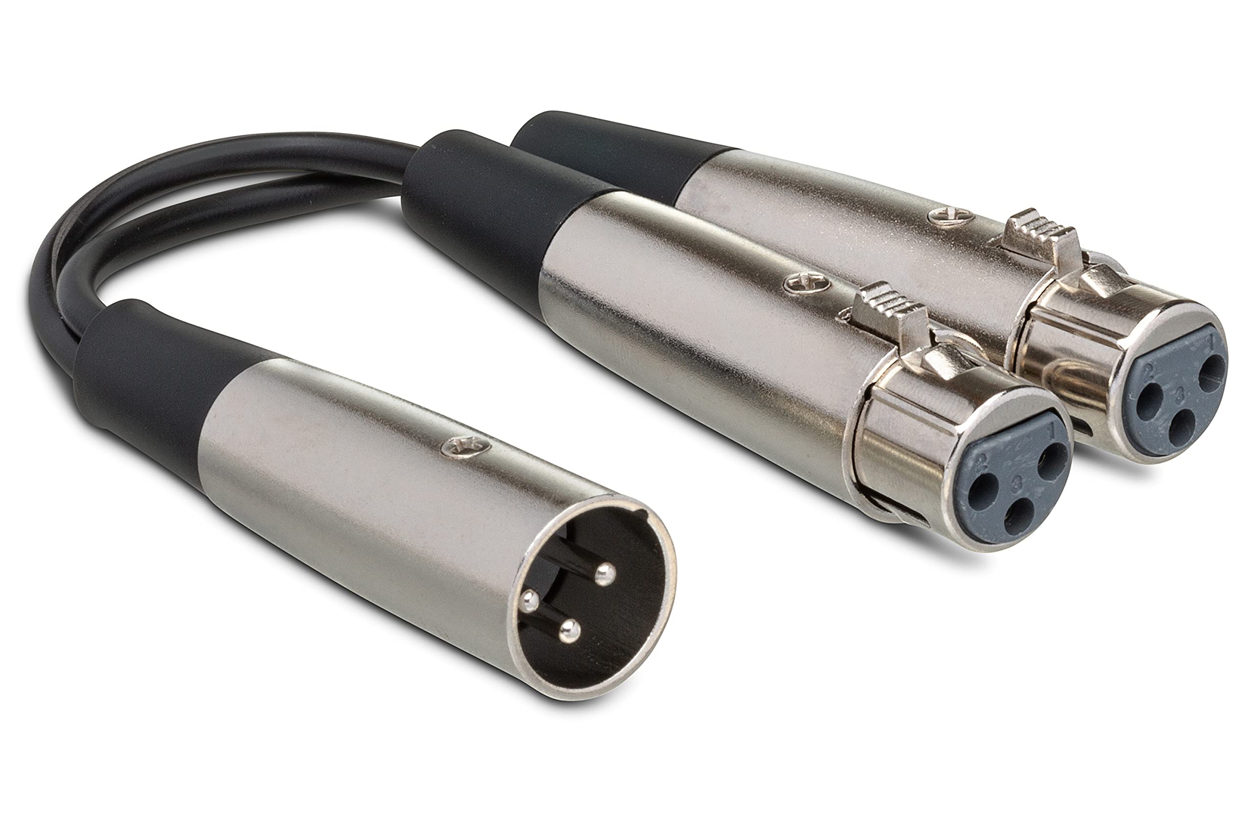Amazon.com: Hosa YXF-119 Y Cable, Dual XLR3F to XLR3M, 6 Inches
