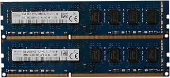 Hynix Original 16GB kit (2 x 8GB), 240-pin DIMM,Unbuffered, Non