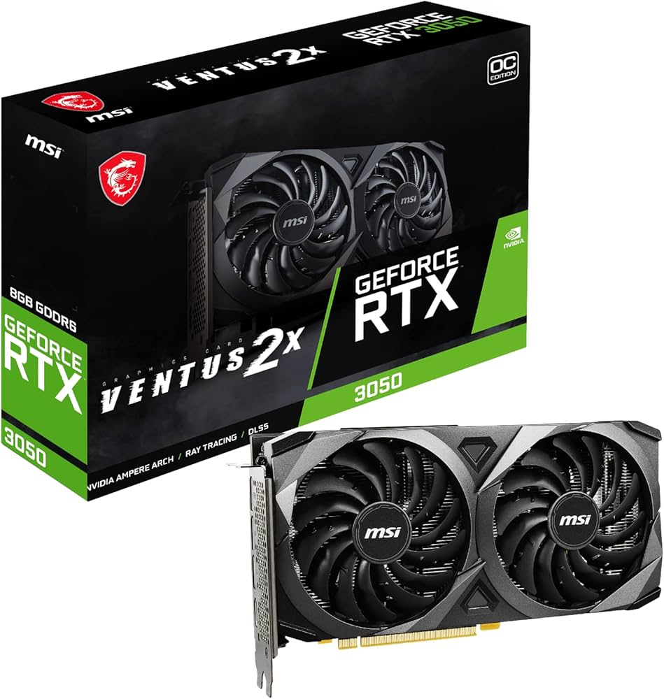 Amazon | MSI GeForce RTX 3050 VENTUS 2X 8G OC グラフィックスボード