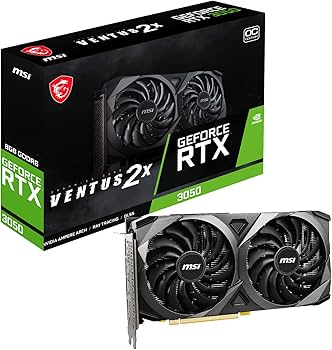 Amazon | MSI GeForce RTX 3050 VENTUS 2X 8G OC グラフィックスボード