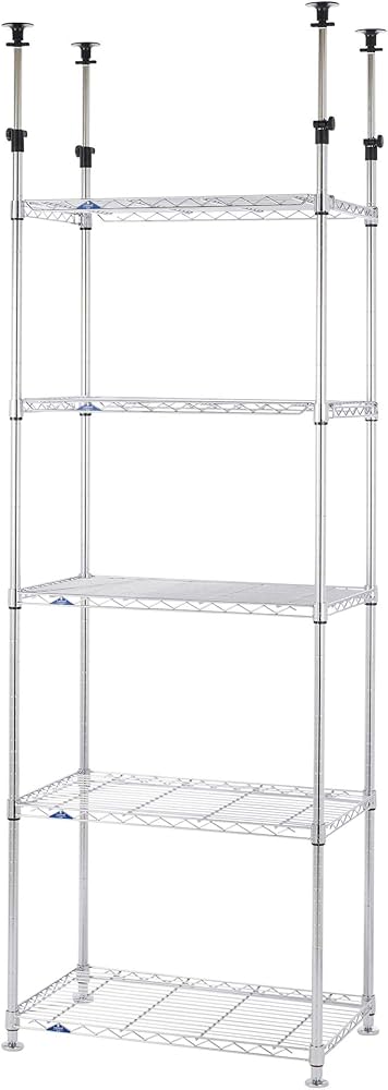 Amazon.co.jp : ドウシシャ ルミナス スリム 突っ張りラック スチール