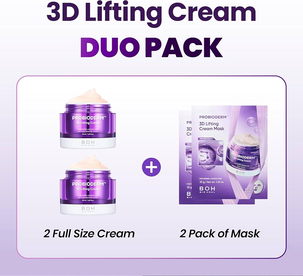Amazon.com: BIOHEAL BOH PROBIODERM™ 3D Lifting Cream Double Set +