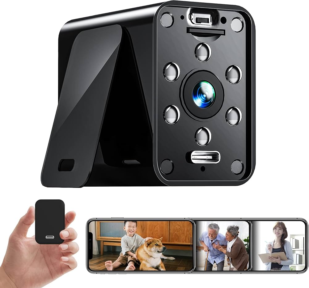 Amazon.co.jp: 小型カメラ 隠しカメラ KINGDANS 4K WiFi 24H長時間録画