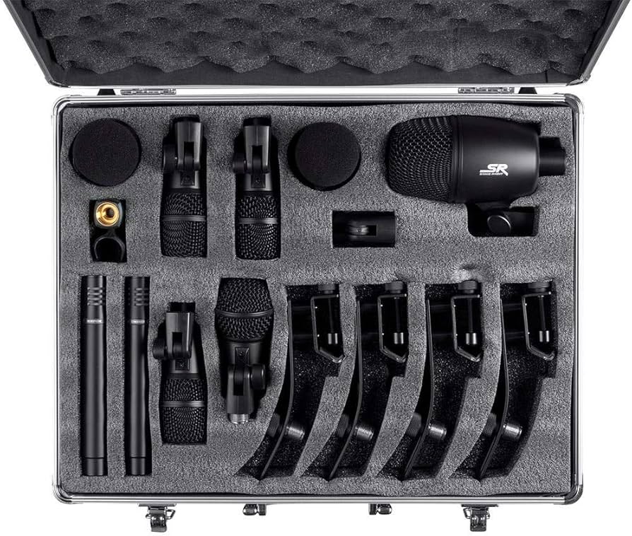 Amazon.com: Stage Right Monoprice 7-Piece Drum and Instrument Mic