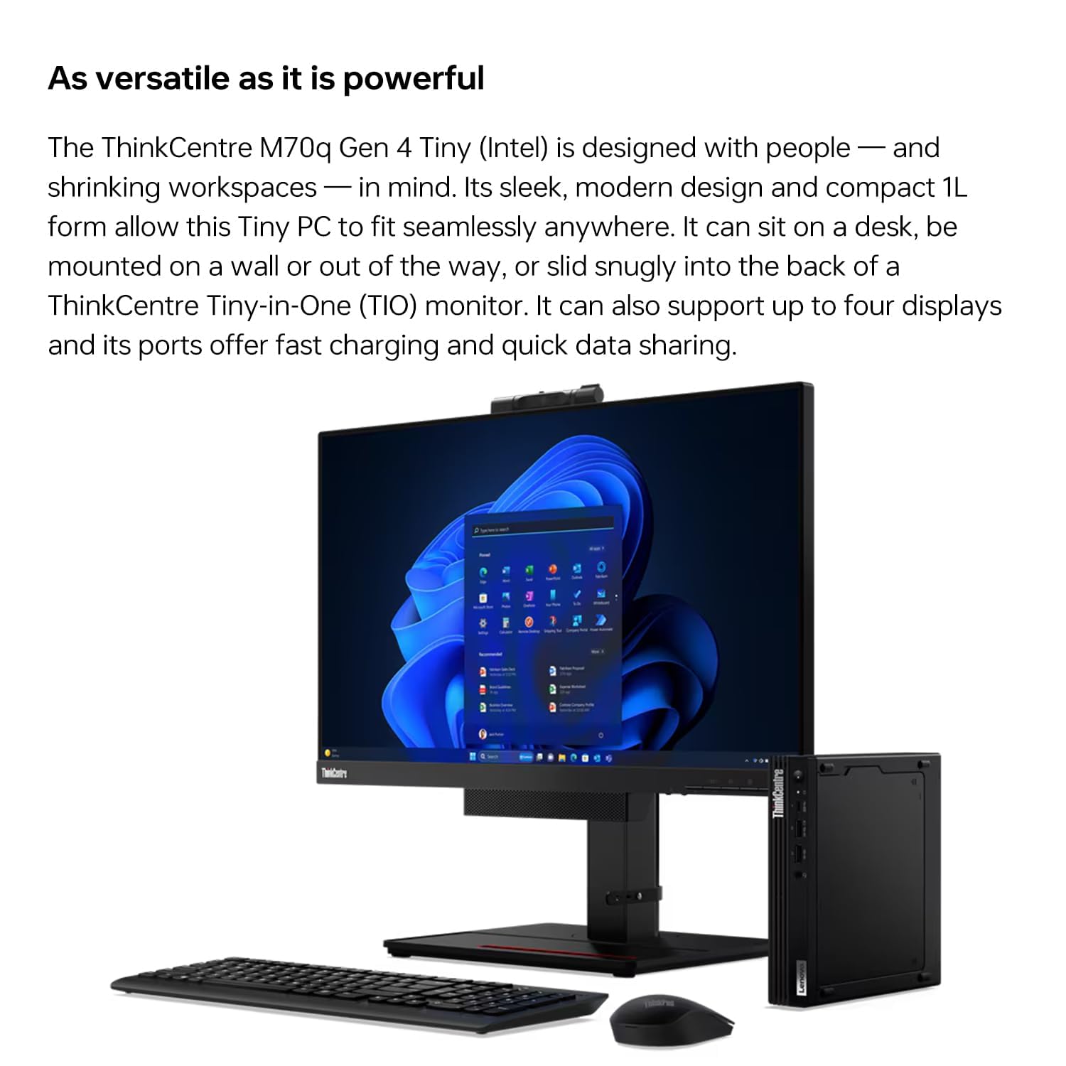 Amazon.com: Lenovo ThinkCentre M70q Tiny 1L Business Desktop