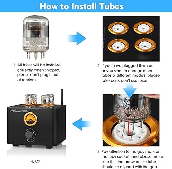 Amazon.co.jp: Nobsound B100 真空管 プリメインアンプ 25W+25W