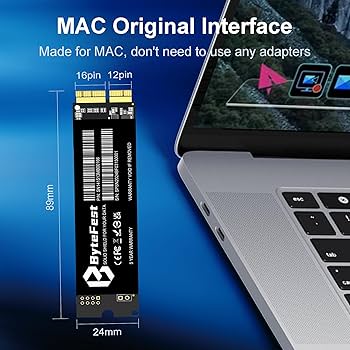 Amazon.com: ByteFest MAC SSD 1TB Compatible with Apple MacBook Air