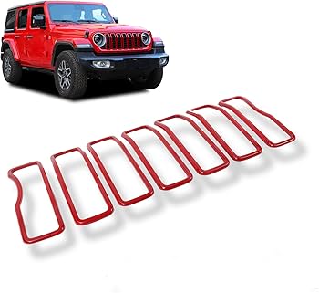 Amazon.co.jp: Linskip グリルインサート 2024 ジープラングラーJL