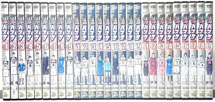 Amazon.co.jp: 黒子のバスケ season1～3 DVD 全27巻セット : ホビー
