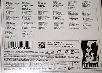 Amazon.co.jp: THEE MICHELLE GUN ELEPHANT THEE LIVE 12枚組DVD-BOX