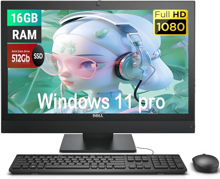 Amazon.com: Dell OptiPlex 5250 All in One Desktop PC, 21.5