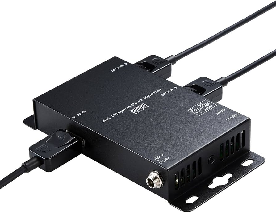 Amazon.co.jp: サンワサプライ 4K対応DisplayPort分配器(2分配) VGA