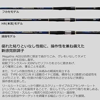 Amazon | ダイワ(DAIWA) 磯竿 メガディス Megathis(HR/遠投)・N 3-53HR