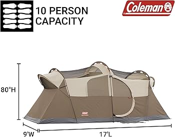 Amazon | Coleman WeatherMaster 10人用キャンプテント レインフライ