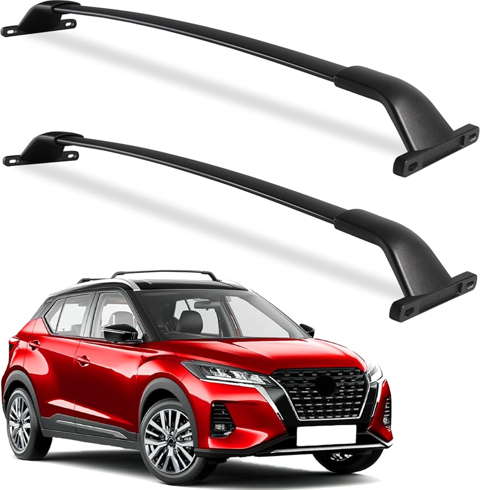 Heavy Duty 220lb Roof Rack Cross Bars Compatible with Nissan Kicks
