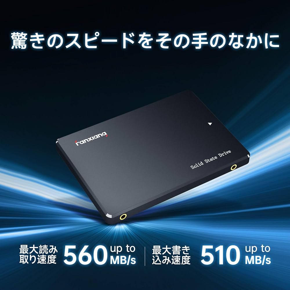 Amazon | fanxiang SSD 4TB SATA3.0 6Gb/s 2.5インチ 7mm 3D NAND 搭載