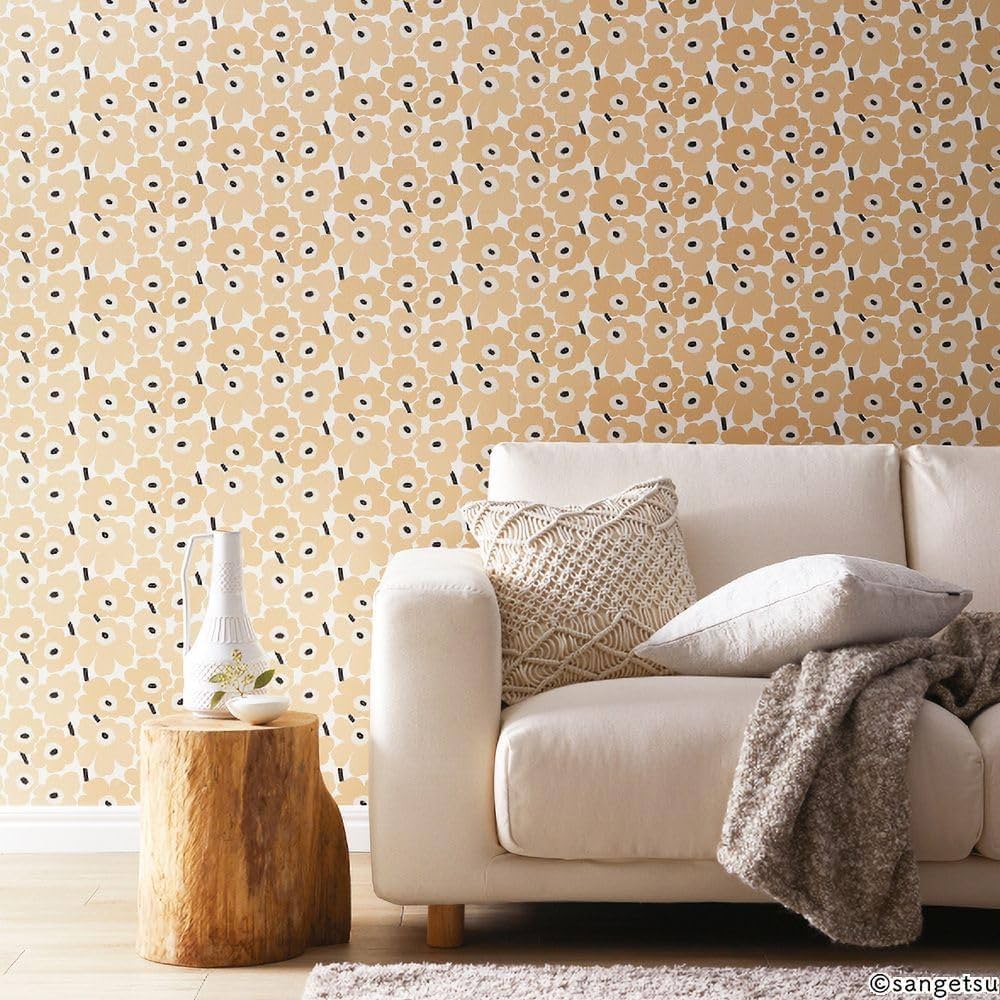 Amazon | 壁紙屋本舗 壁紙 質感 色味チェック マリメッコ marimekko