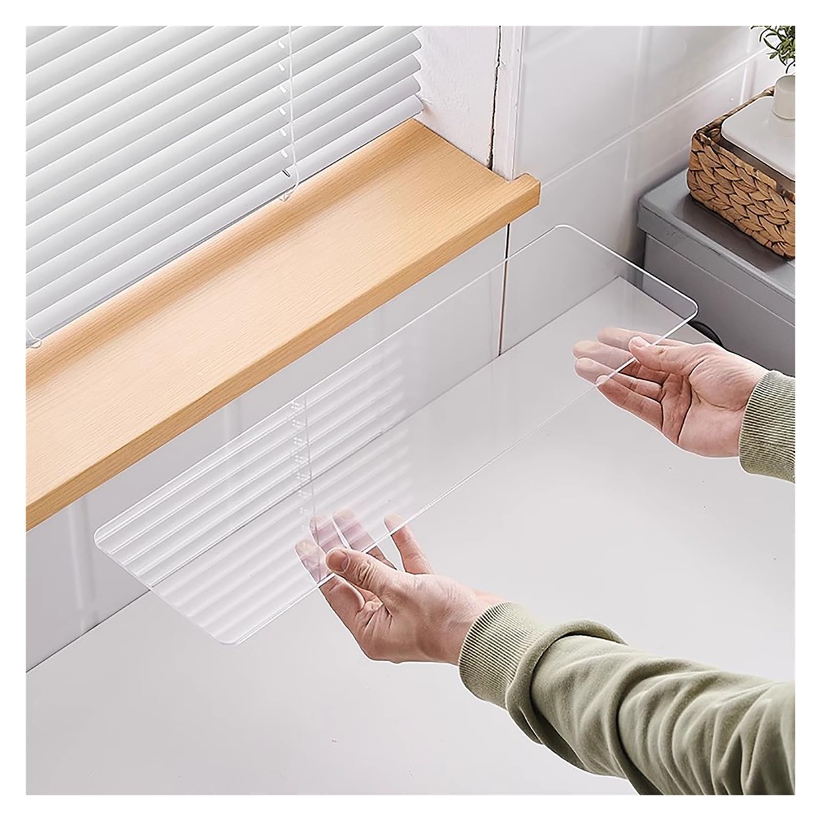 Amazon｜窓棚、アクリル窓植物棚、窓枠収納棚、猫窓辺止まり木、厚さ