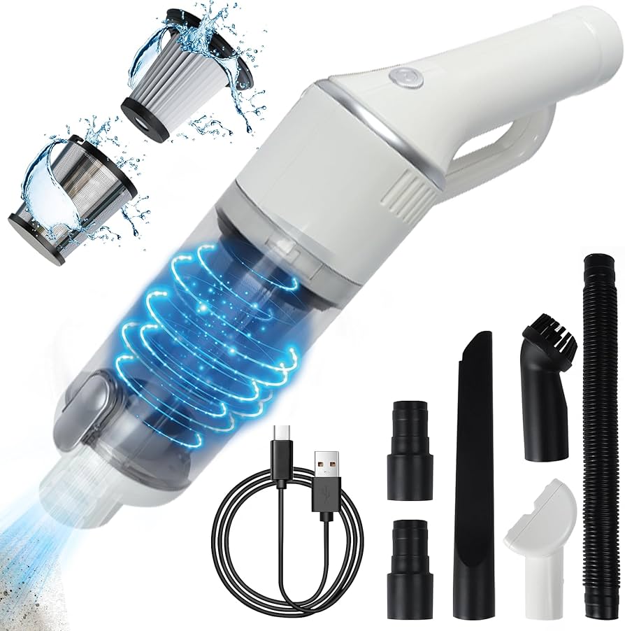 Amazon | 【2024 ハンディ掃除機-16000PA強力吸引】 コードレス