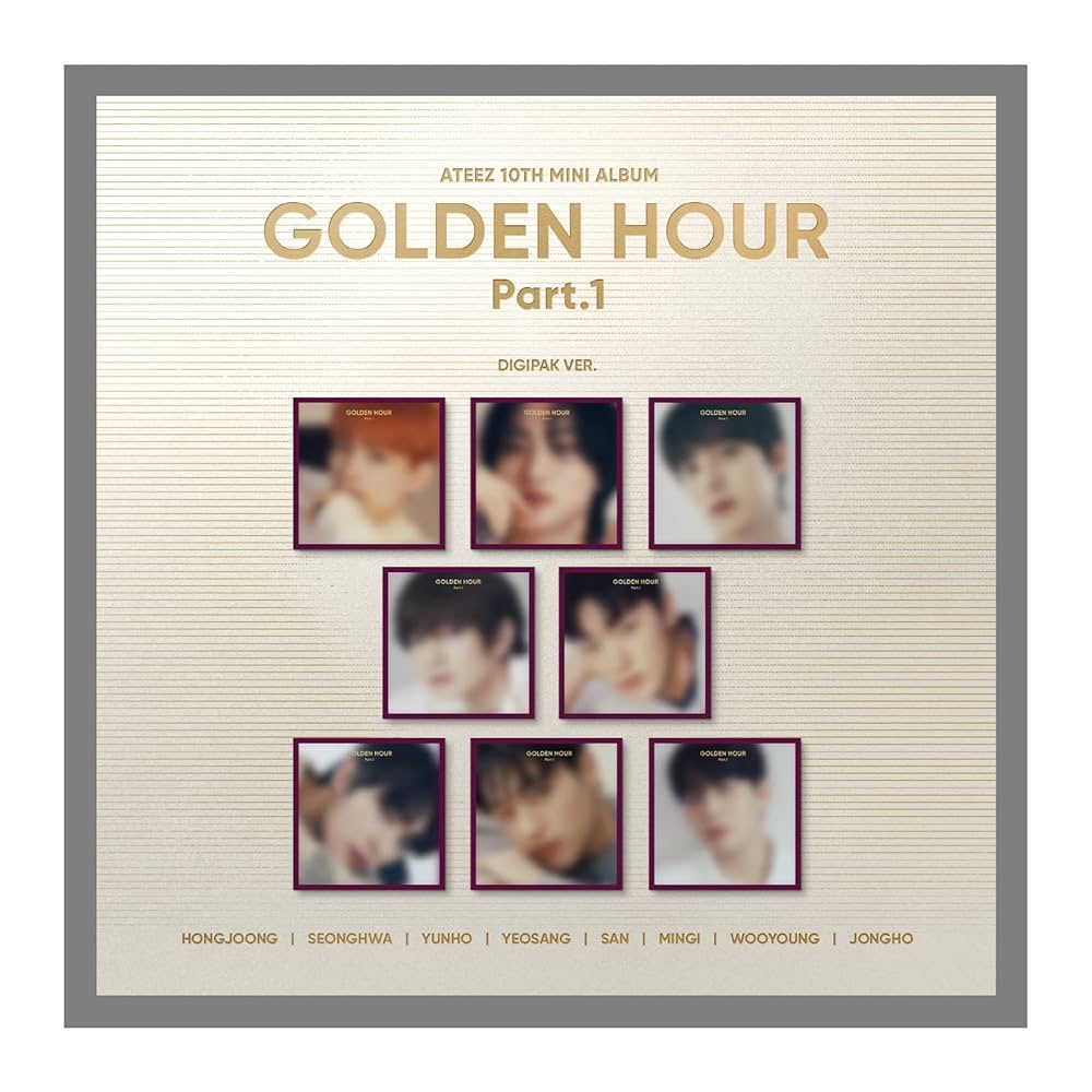 Amazon.com: ATEEZ GOLDEN HOUR : Part.1 10th Mini Album with