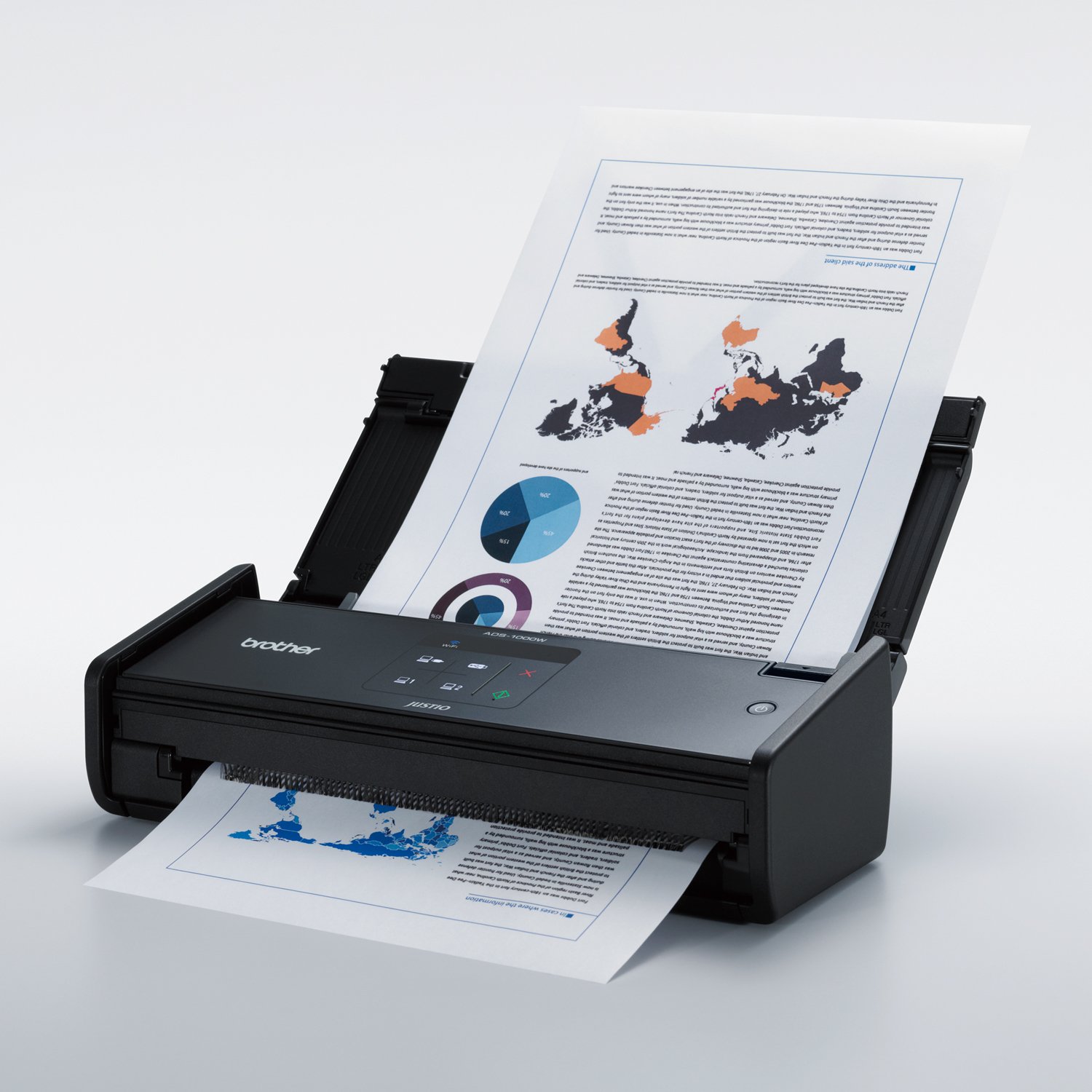 Amazon | BROTHER ドキュメントスキャナー JUSTIO ポータブルタイプ