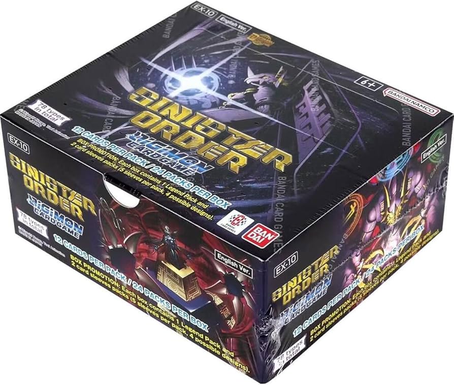 Amazon.com: Sinister Order (EX10) Digimon Booster Box by Bandai