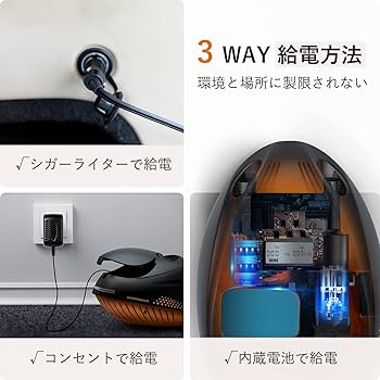 Amazon.co.jp: OUTDOORMASTER電動エアーポンプ 空気入れ 空気抜き 日光