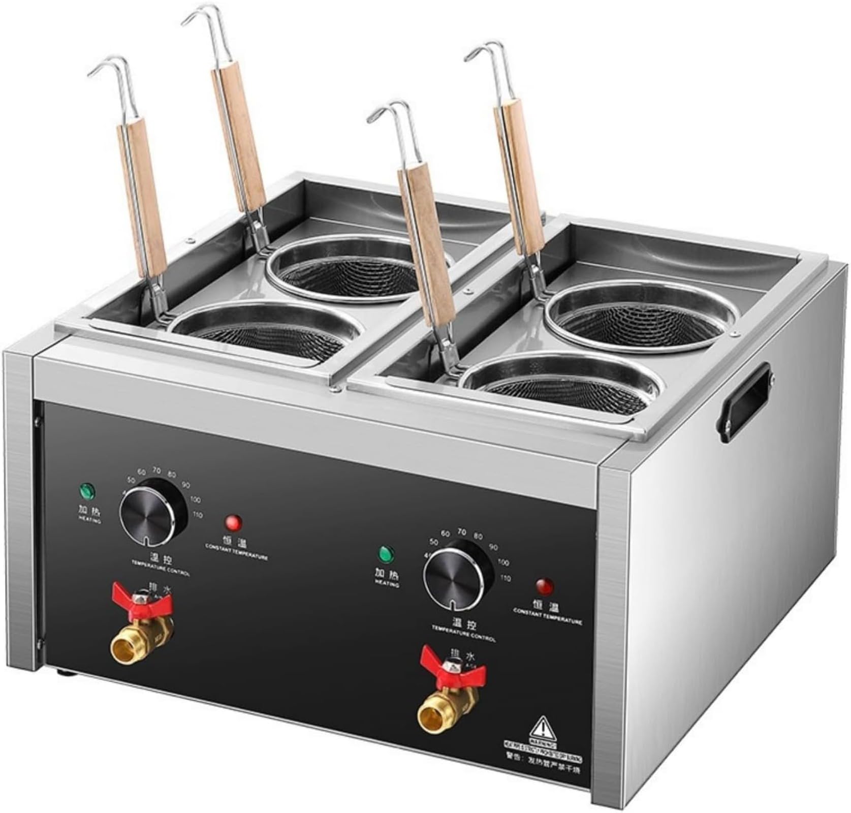 Amazon | パスタ茹で器電気式ゆで麺器 業務用麺茹で器 多用途 うどん